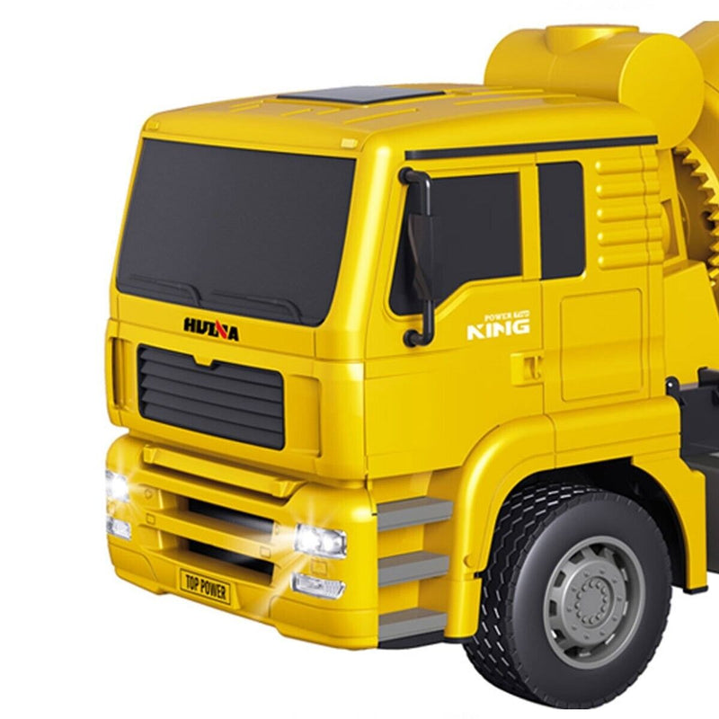 Huina 1333 RC Cement Mixer Truck 1/18 Scale Remote Controlled Digger with Lights