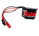 Venom RC Car 6V 1600mAh NiMH Rechargeable Receiver Hump Battery with JST, Futuba