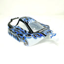 HSP Off Road Nitro RC 1/10 Buggy Body Shell BLUE Flame 06027 66001 - NEW