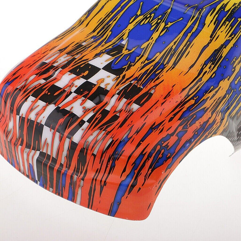 HSP RC Truck Car Body Shell Blue/Orange With Stickers 1/10 HSP 94188 94111 94108