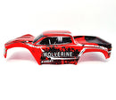 HSP RC Truck Body Shell Red With Stickers 1/10 HSP Wolverine 94111 94108 94701