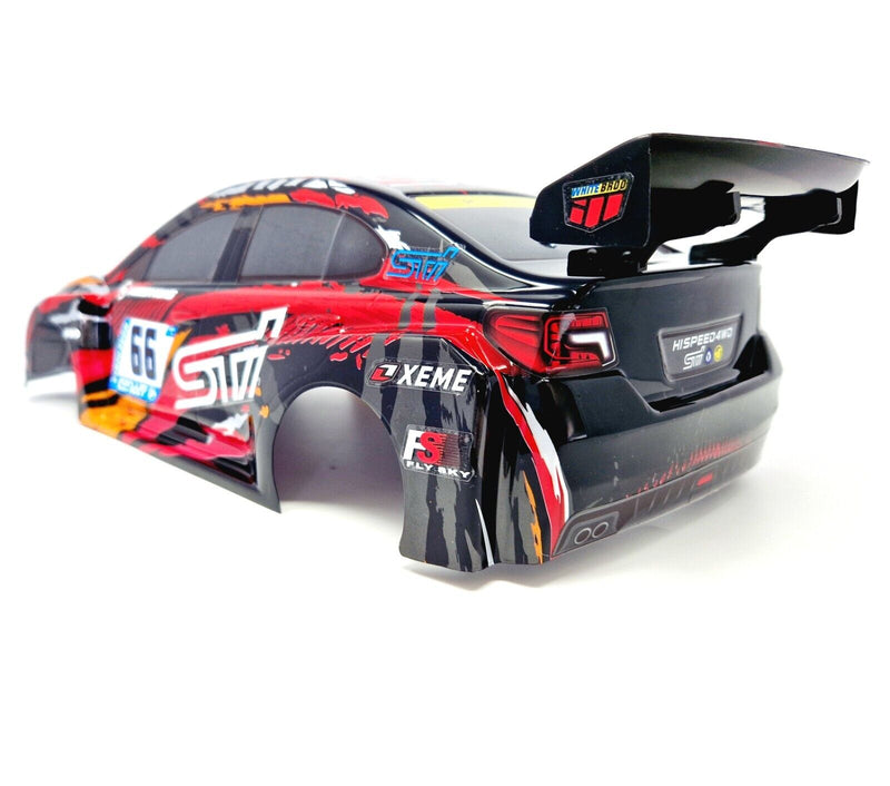 RC Car Body Shell HSP / Maverick Strada 1/10 Scale Body Shell Pre-Painted Subaru STI