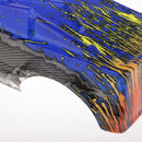 HSP RC Truck Car Body Shell Blue/Orange With Stickers 1/10 HSP 94188 94111 94108