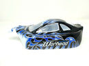 HSP Off Road Nitro RC 1/10 Buggy Body Shell BLUE Flame 06027 66001 - NEW
