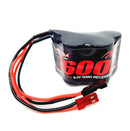 Venom RC Car 6V 1600mAh NiMH Rechargeable Receiver Hump Battery with JST, Futuba