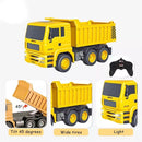Huina 1337 RC Dump Truck 1/18 Scale Remote Controlled Digger Tipper with Lights