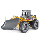 Huina RC Snow Plow Truck Remote Controlled Construction Vehicle 1:18 Scale 1586