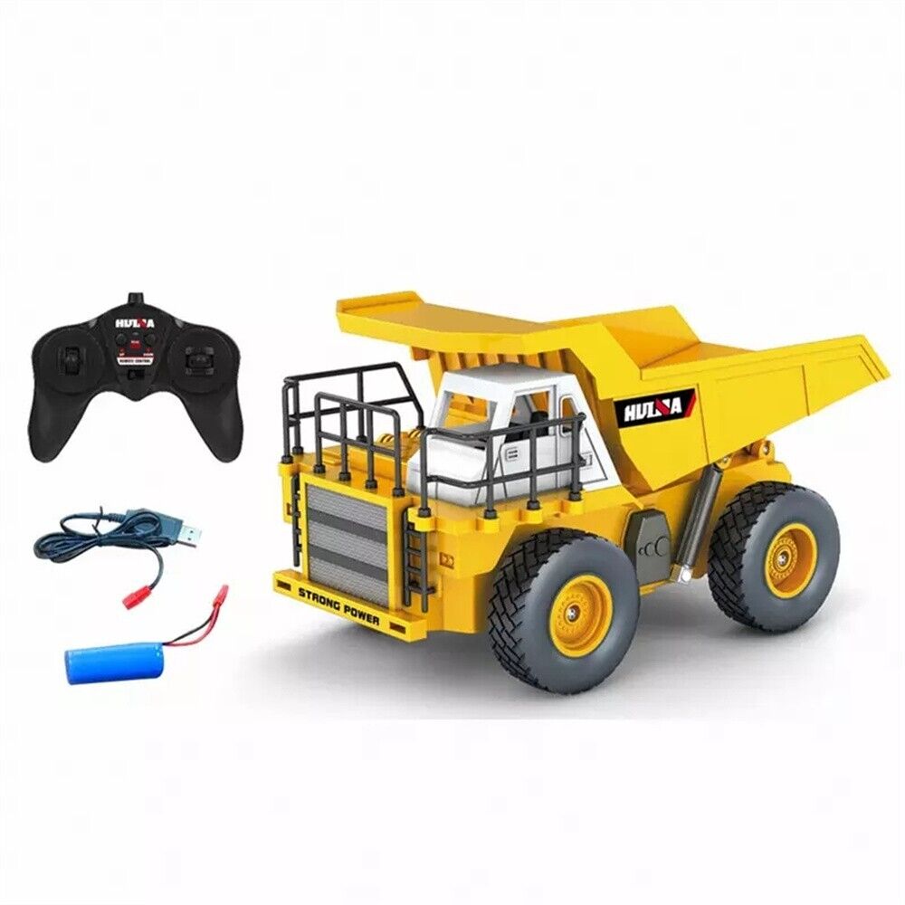Huina 1517 RC Dump Truck 2.4G 1 24 6 Channel Remote Control Constructi