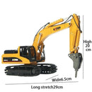 Huina Metal Excavator Digger 1:50 Alloy Engineering Construction Vehicle 1710