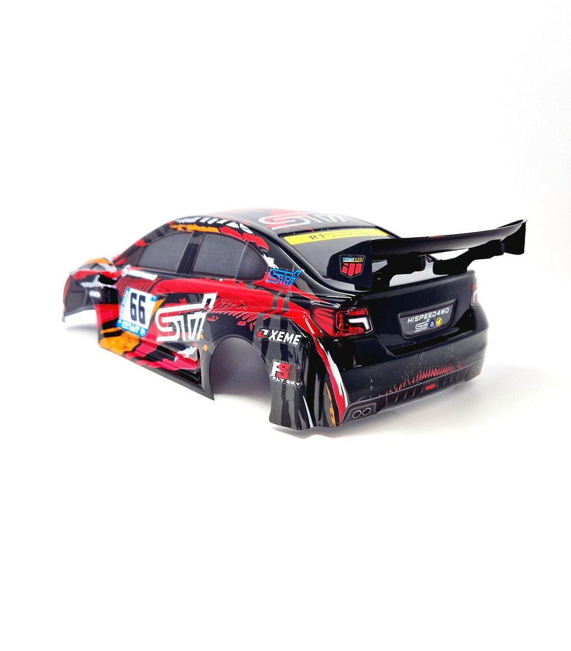 RC Car Body Shell HSP / Maverick Strada 1/10 Scale Body Shell Pre-Painted Subaru STI
