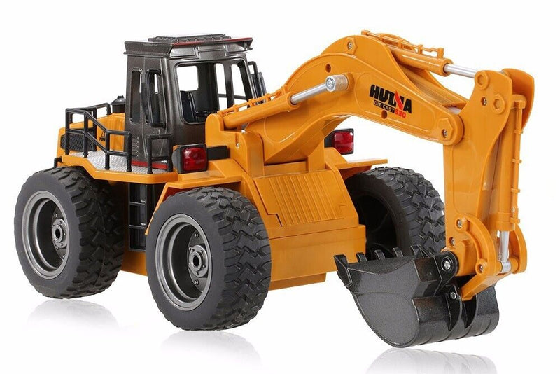 Huina 1530 RC Excavator Digger 1/18  Remote Controlled Excavator Metal Bucket