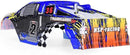 HSP RC Truck Car Body Shell Blue/Orange With Stickers 1/10 HSP 94188 94111 94108