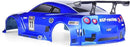 RC Car Body Shell HSP On Road 1/10 Scale Body Shell Pre-Painted Nissan GTR Blue