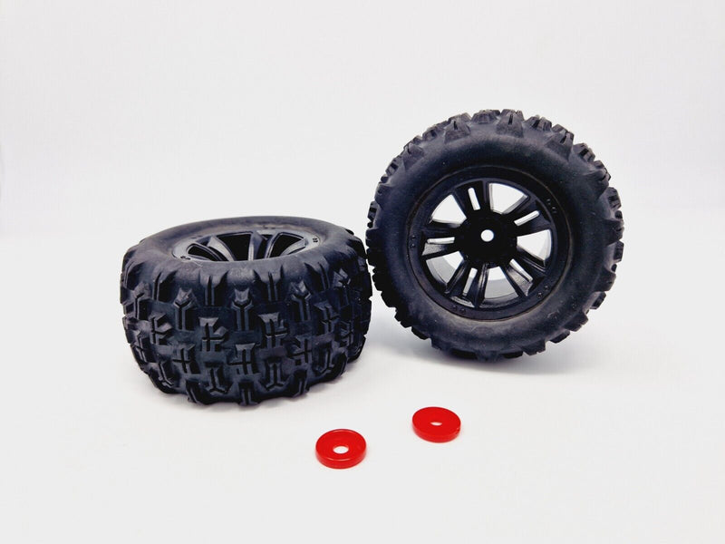 MJX Hyper Go Wheels with Tires For all Trucks Glued Part Number 16