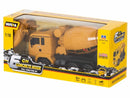 Huina 1333 RC Cement Mixer Truck 1/18 Scale Remote Controlled Digger with Lights