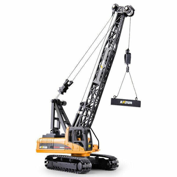 Huina Alloy Crane Truck 1:50 Diecast Hoist Truck Construction Model To