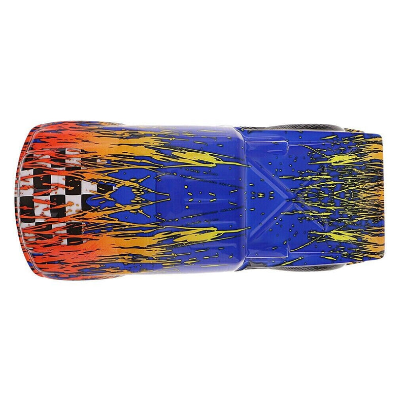 HSP RC Truck Car Body Shell Blue/Orange With Stickers 1/10 HSP 94188 94111 94108