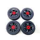 MJX 14301 14302 4 Pack Pre-Glued On-Road Wheels. Part Number - 1415A1