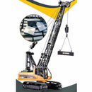 Huina Alloy Crane Truck 1:50 Diecast Hoist Truck Construction Model Toy 1720