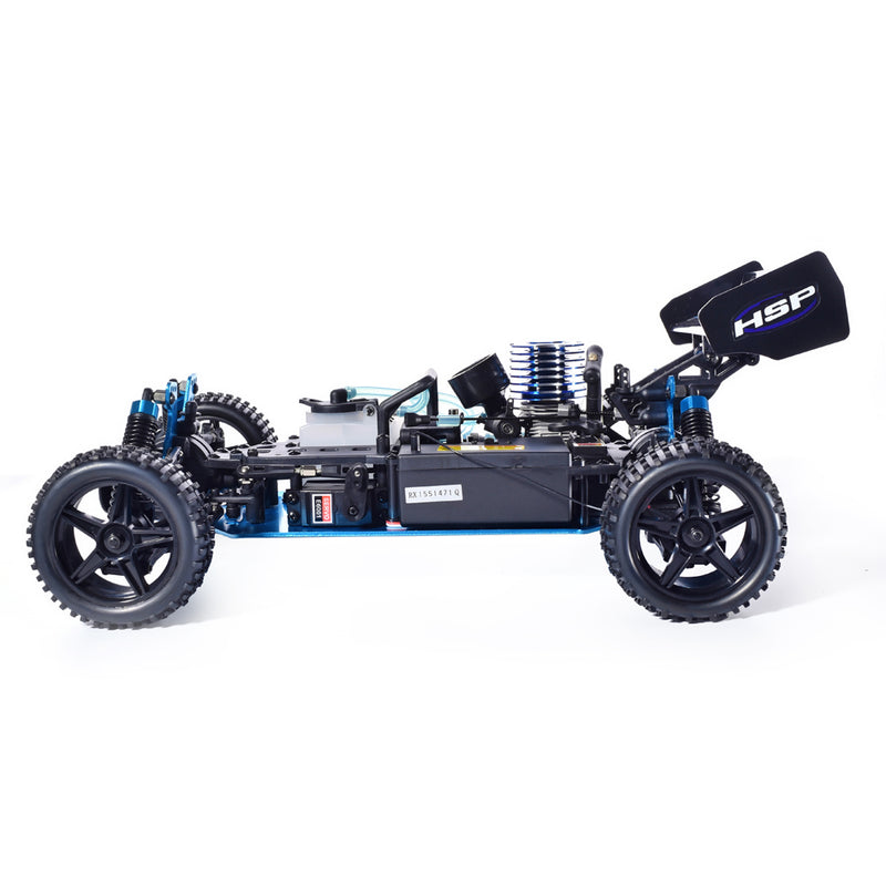 HSP 106119 106019 - Braccio Sospensione Anteriore In Alluminio Blu Per Nitro E Elettrico, Ricambio Originale