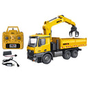 Huina 1:14 Scale Remote Controlled Grabber Lorry Truck With Lifting Rear Tipper