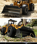 Huina 1583 1:14 Scale Remote Controlled Wheeled Loader Bulldozer with Metal Parts