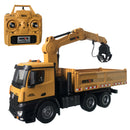 Huina 1:14 Scale Remote Controlled Grabber Lorry Truck With Lifting Rear Tipper