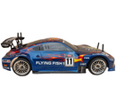 HSP Nitro Powered 1:10 Scale Porsche 911 GT3 Race Car (Pro Model - 2 Speed Gearbox)