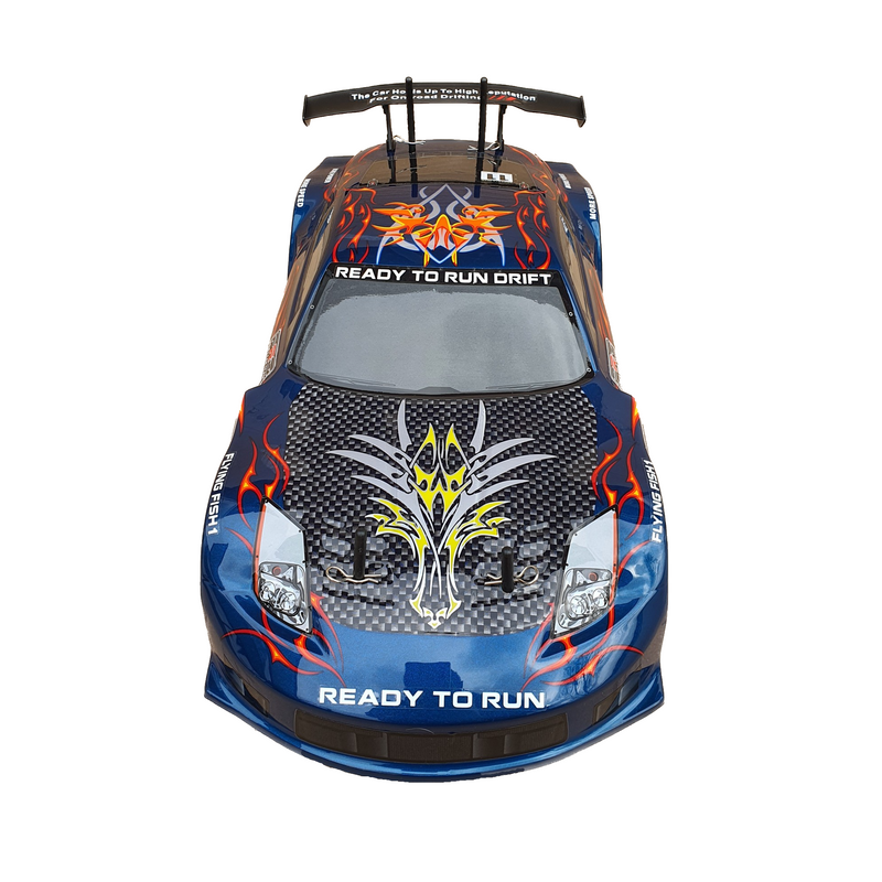 HSP Sonic 1:10 Scale Nitro RC Car Nissan Skyline GTR  - Pro Version With 2 Speed Gearbox