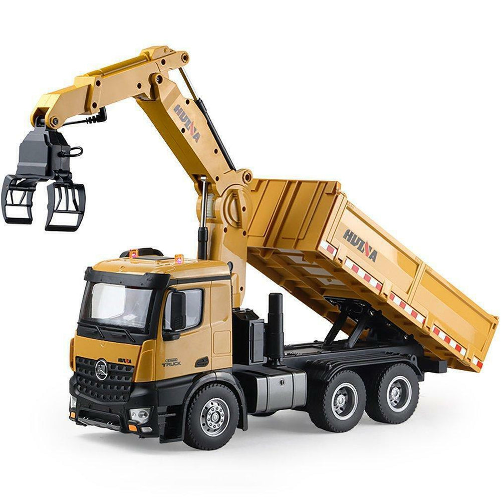 Huina 1 14 Scale Remote Controlled Grabber Lorry Truck With Lifting Re