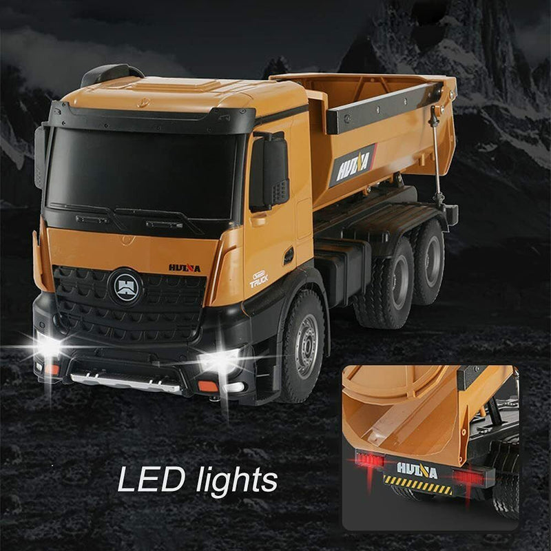 Huina 1:14 Scale RC Dumper Truck With Working Tipper (All Metal Version)