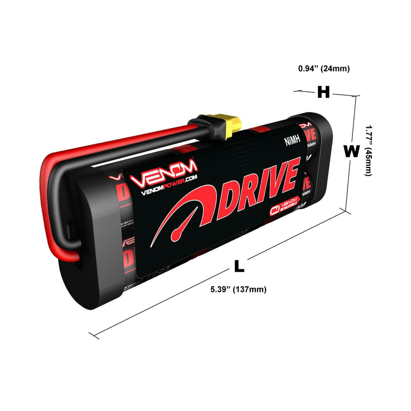 7.2v 2000mah NiMH Rechargeable Battery with Standard Tamiya Connector